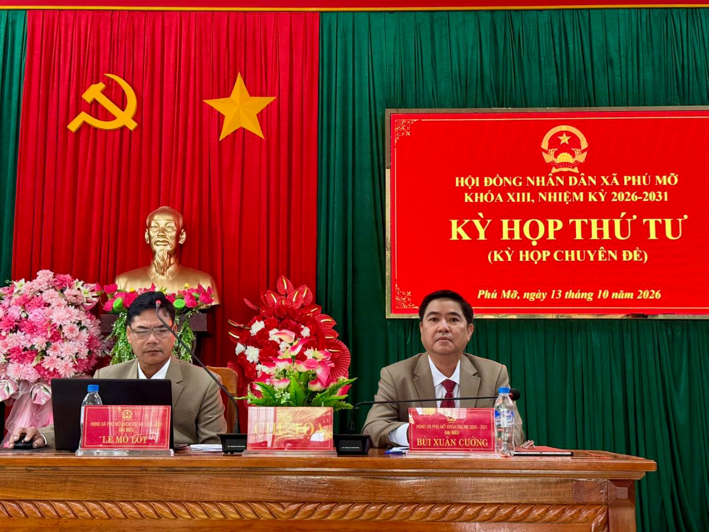 Hội đồng nhân dân xã Phú Mỡ tổ chức Kỳ họp chuyên đề lần thứ Tư